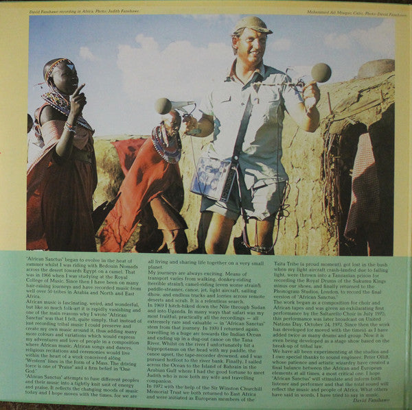 David Fanshawe - African Sanctus - LP