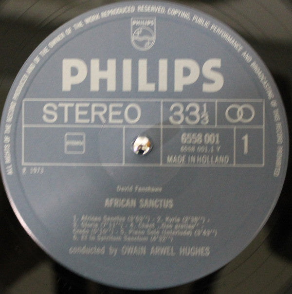David Fanshawe - African Sanctus - LP
