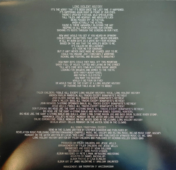 Tyler Childers - Long Violent History - LP