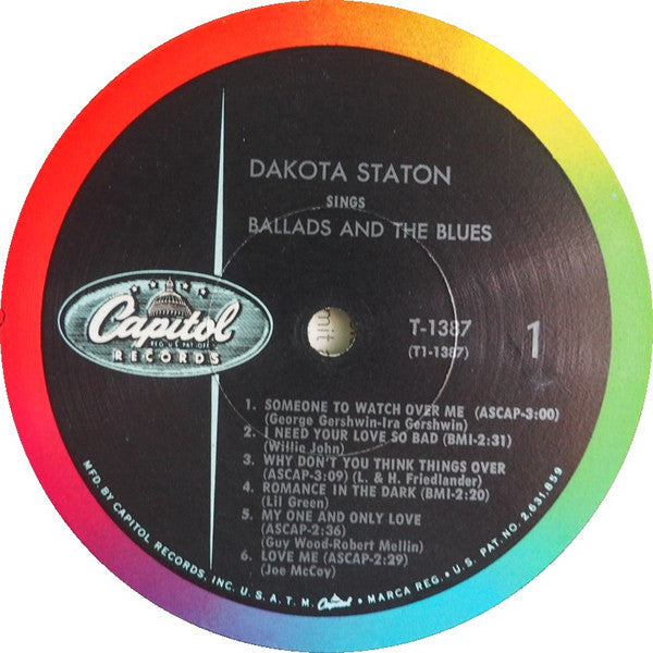 Dakota Staton - Sings Ballads And The Blues - LP