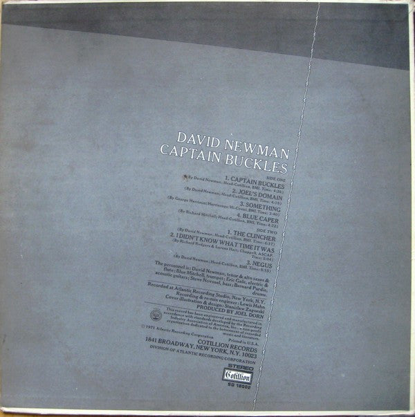 David Newman* - Captain Buckles - LP