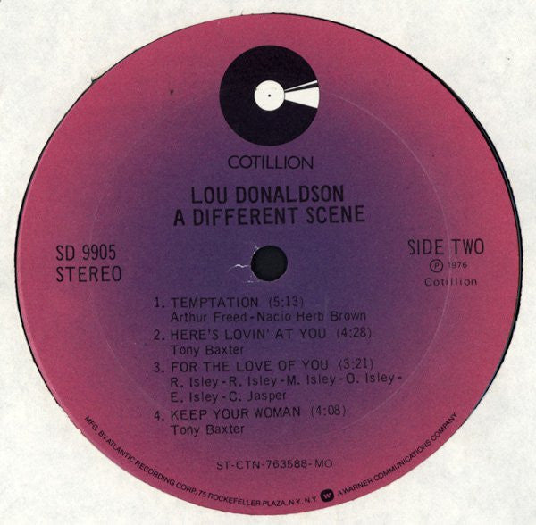 Lou Donaldson - A Different Scene - LP