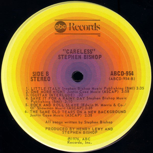 Stephen Bishop - Careless - LP