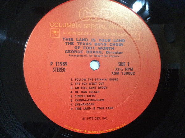Texas Boys Choir* - This Is Your Land - LP