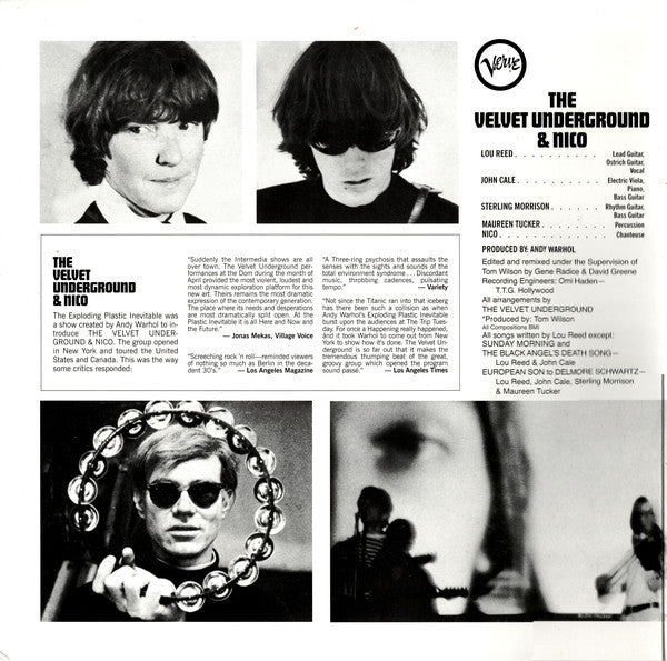 The Velvet Underground & Nico  - The Velvet Underground & Nico - LP