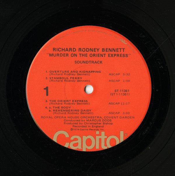 Richard Rodney Bennett - Agatha Christie's Murder On The Orient Express (Original Soundtrack Recording) - LP