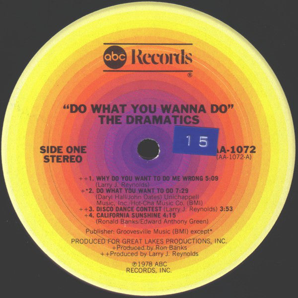The Dramatics - Do What You Wanna Do - LP