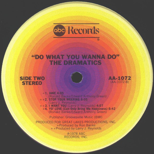 The Dramatics - Do What You Wanna Do - LP
