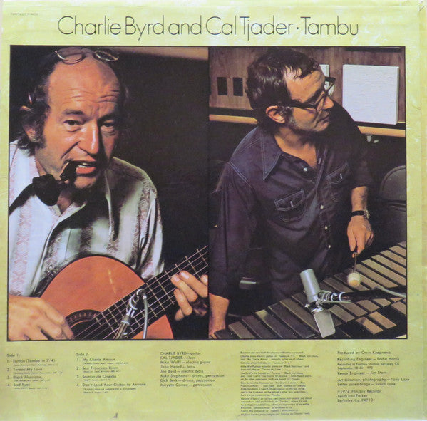 Cal Tjader And Charlie Byrd - Tambu - LP