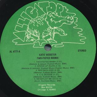 Katie Webster - Two-Fisted Mama! - LP