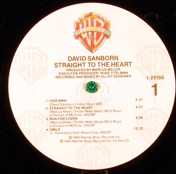 David Sanborn - Straight To The Heart - LP