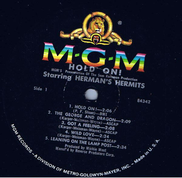Herman's Hermits - Hold On! - LP