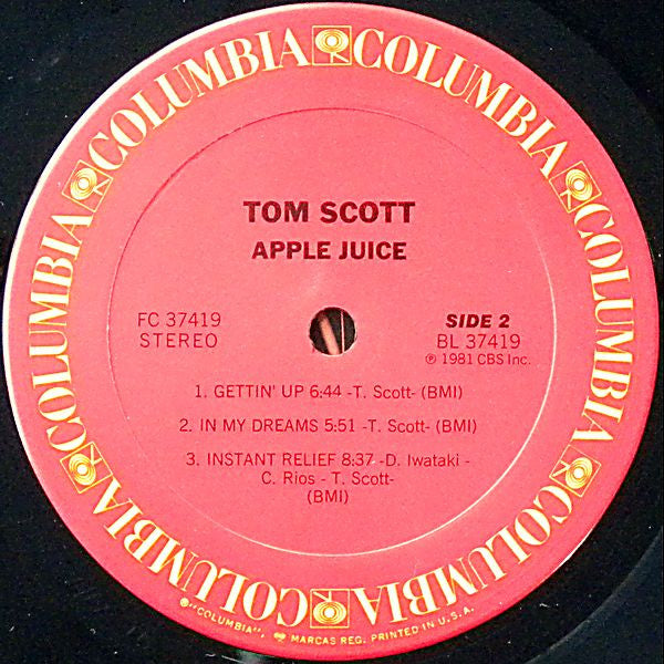 Tom Scott - Apple Juice - LP