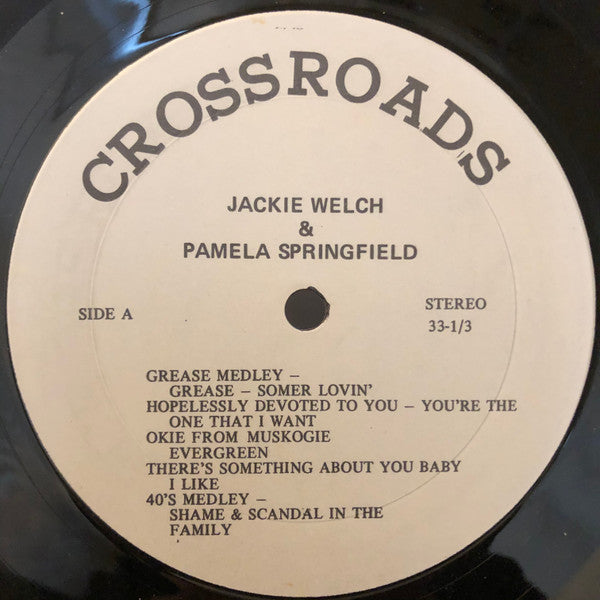 Jackie Welch, Pamela Springfield - Crossroads - LP