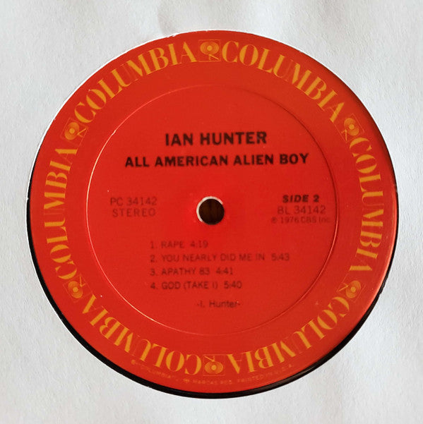 Ian Hunter - All American Alien Boy - LP