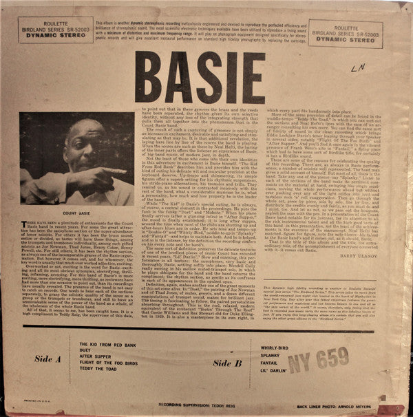 Basie* - Basie - LP