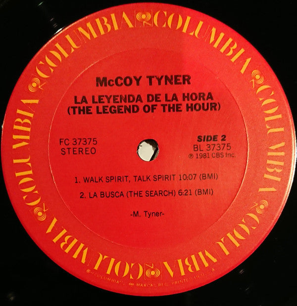 McCoy Tyner - La Leyenda De La Hora = The Legend Of The Hour - LP