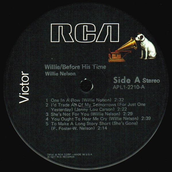 Willie Nelson - Willie - Before His Time - LP