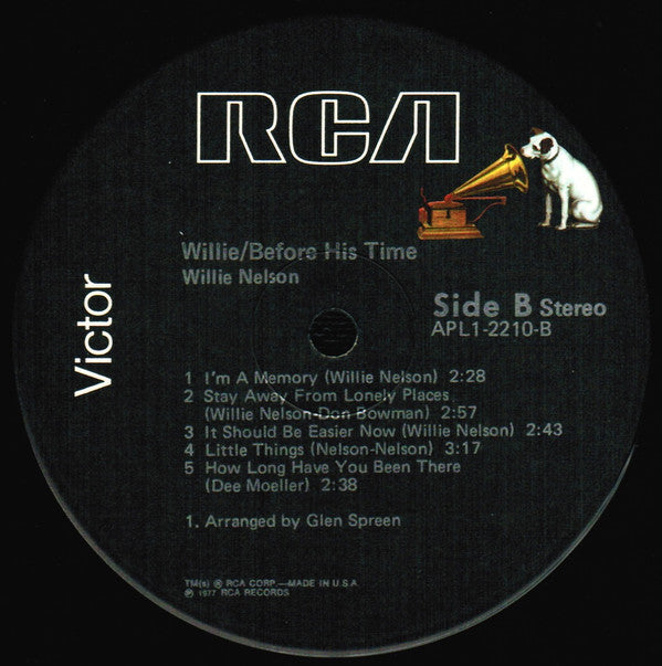Willie Nelson - Willie - Before His Time - LP