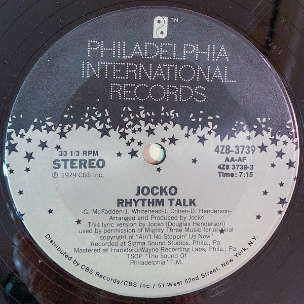 Jocko - Rhythm Talk - LP