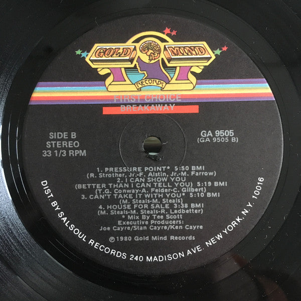 First Choice - Breakaway - LP