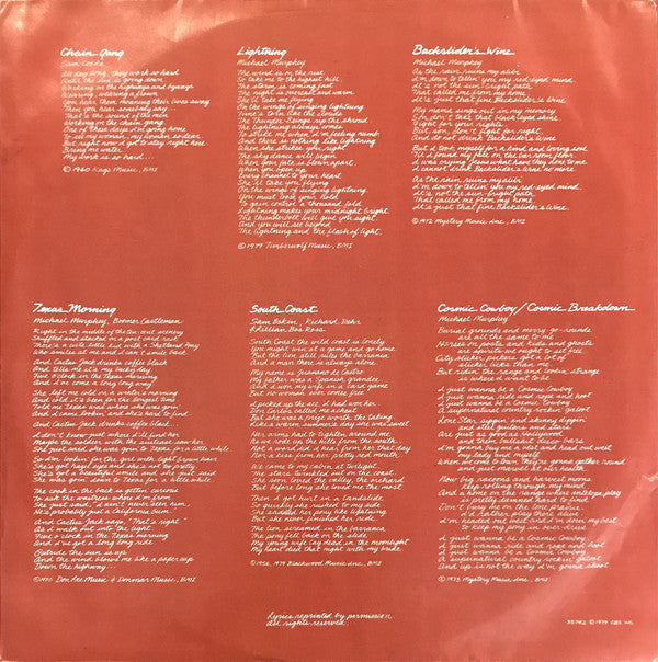Michael Murphey* - Peaks Valleys Honky-Tonks & Alleys - LP