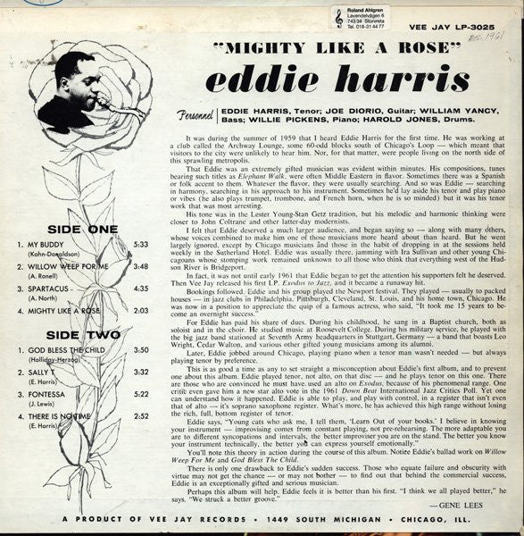 Eddie Harris - Mighty Like A Rose - LP