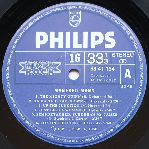 Manfred Mann - Manfred Mann - LP
