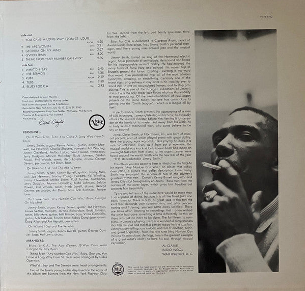 Jimmy Smith - Any Number Can Win - LP