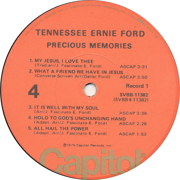 Tennessee Ernie Ford - Precious Memories - LP