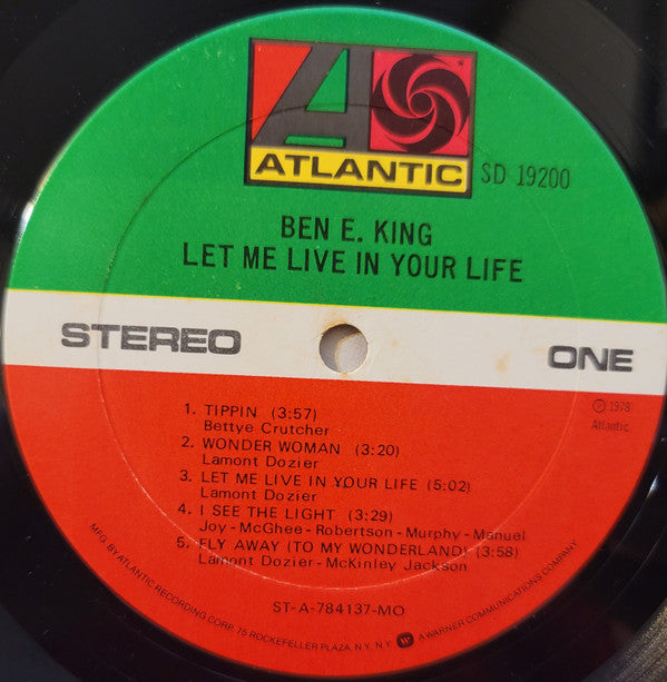 Ben E. King - Let Me Live In Your Life - LP