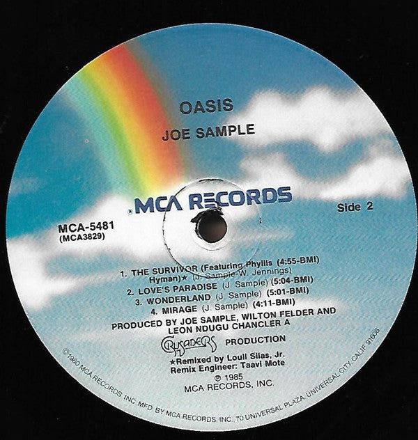 Joe Sample - Oasis - LP