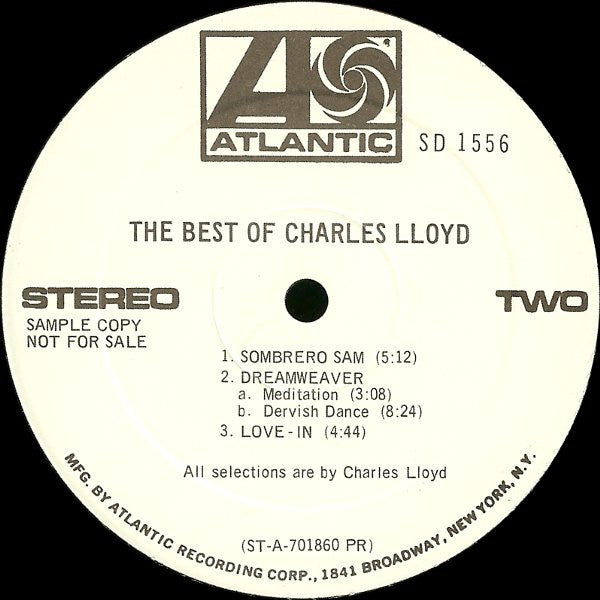 Charles Lloyd - The Best Of Charles Lloyd - LP