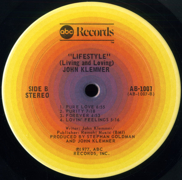 John Klemmer - Lifestyle (Living And Loving) - LP