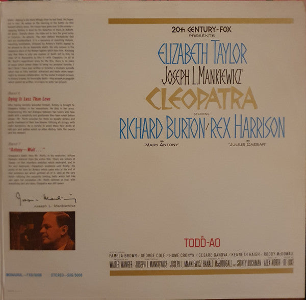 Alex North - Cleopatra (Original Soundtrack Album) - LP