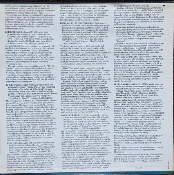 Various - Guitar Player  An Album Of Contemporary Styles By Modern Masters - LP