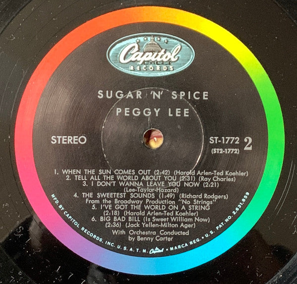 Peggy Lee - Sugar 'N' Spice - LP