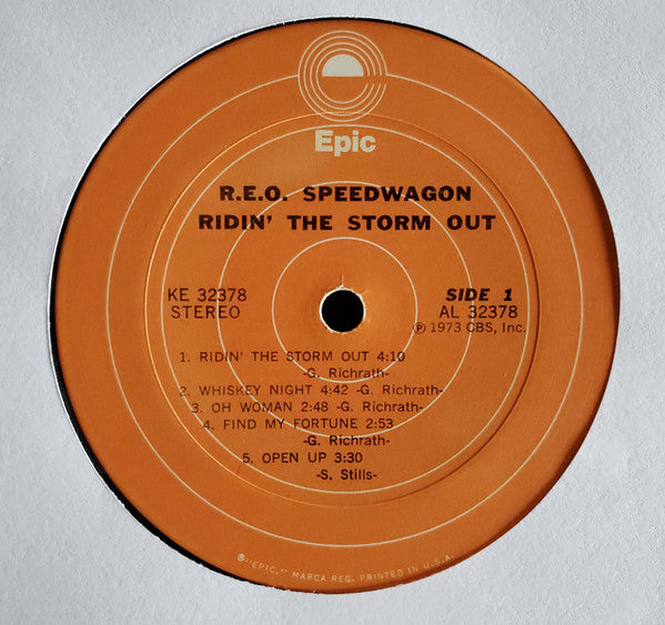 R.E.O. Speedwagon* - Ridin' The Storm Out - LP