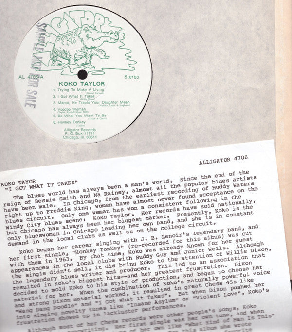 Koko Taylor - I Got What It Takes - LP