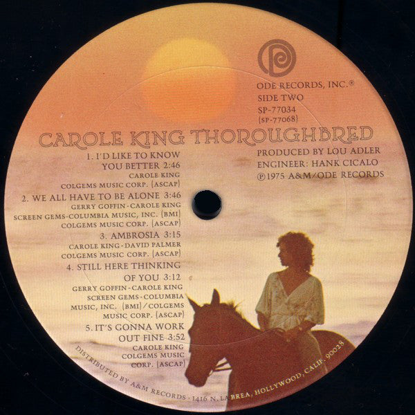 Carole King - Thoroughbred - LP