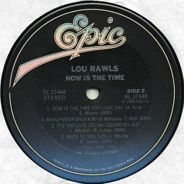 Lou Rawls - Now Is The Time - LP