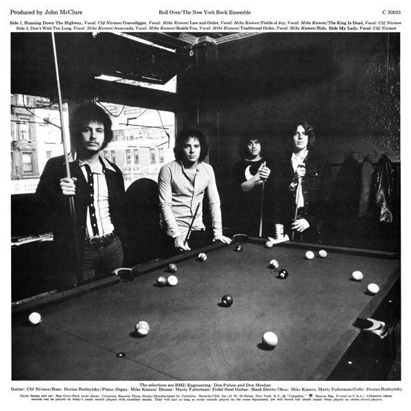 The New York Rock Ensemble - Roll Over - LP