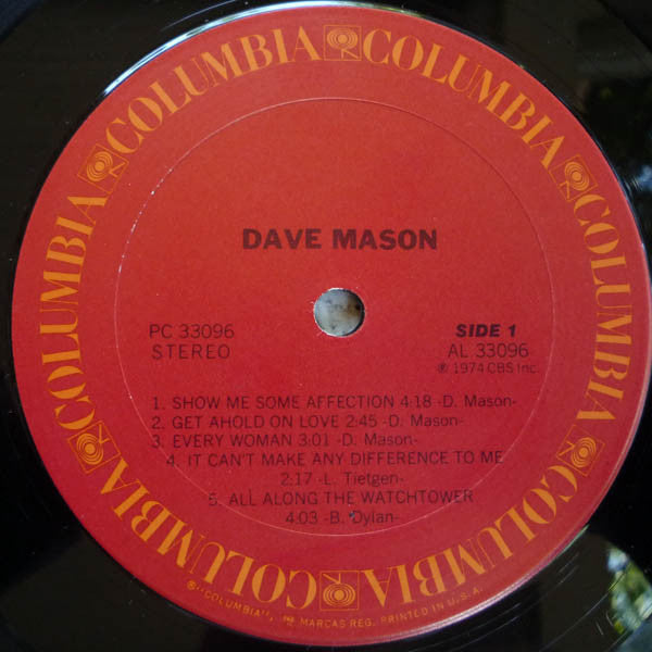 Dave Mason - Dave Mason - LP