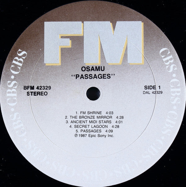 Osamu* - Passages - LP