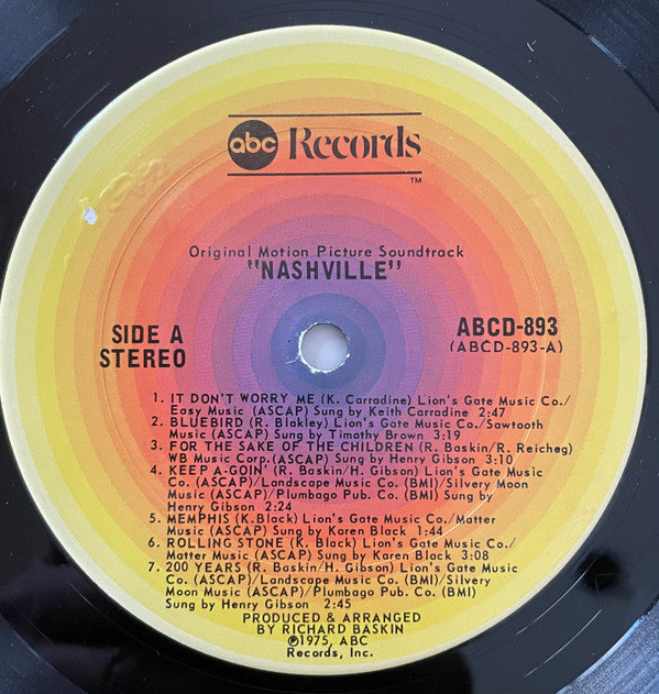 Various - Nashville - Original Motion Picture Soundtrack - LP