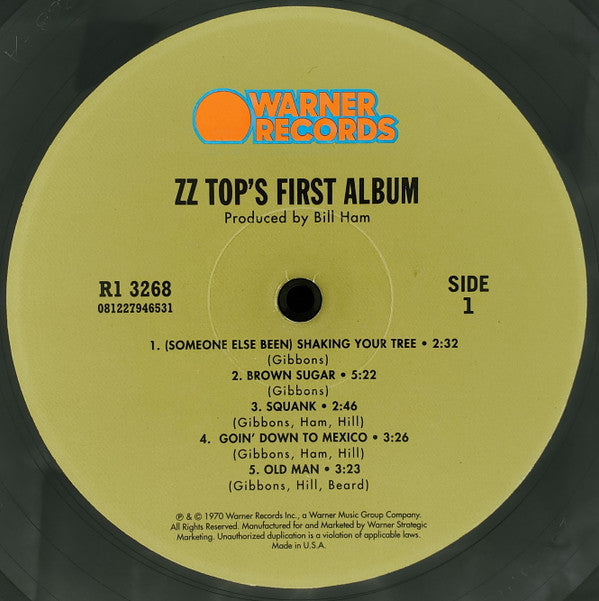 ZZ Top - ZZ Top's First Album - LP