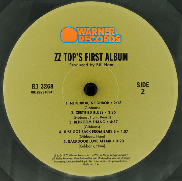 ZZ Top - ZZ Top's First Album - LP