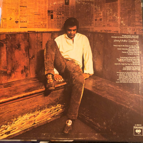 Johnny Mathis - Close To You - LP