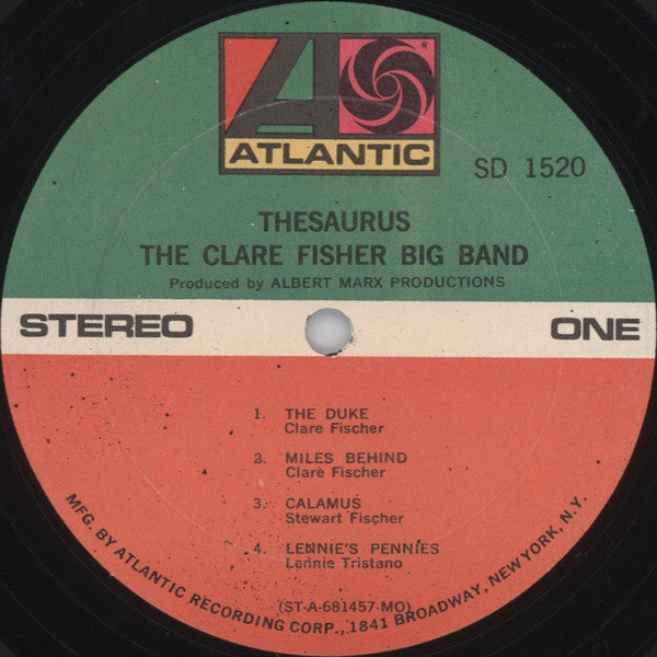 The Clare Fischer Big Band* - Thesaurus - LP