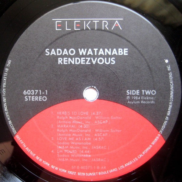Sadao Watanabe - Rendezvous - LP